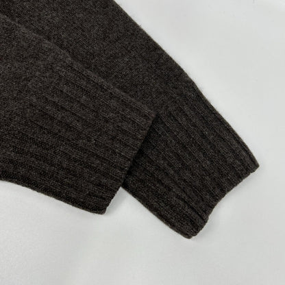 MargaretHowell Cashmere Blend Crew Neck Knit Brown Size M