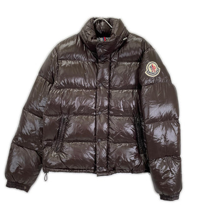 MONCLER Everest Down Jacket Dark Brown Size 2