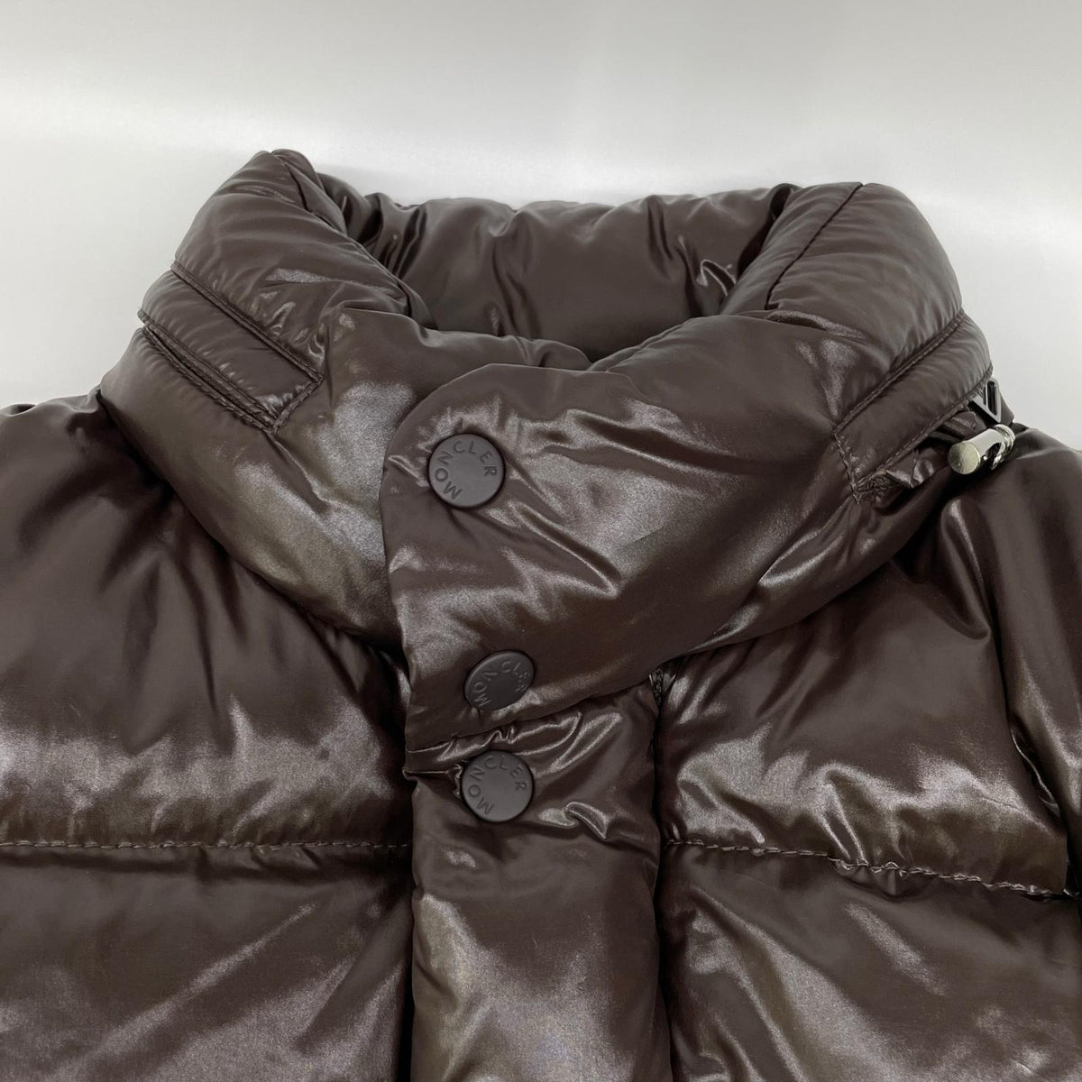 MONCLER Everest Down Jacket Dark Brown Size 2