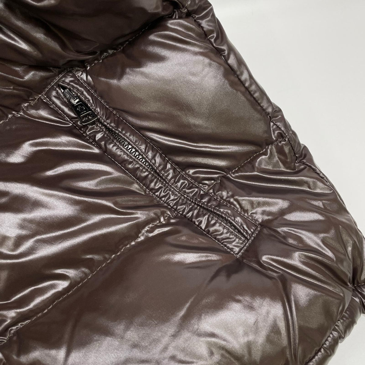 MONCLER Everest Down Jacket Dark Brown Size 2