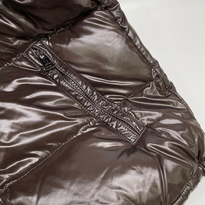 MONCLER Everest Down Jacket Dark Brown Size 2