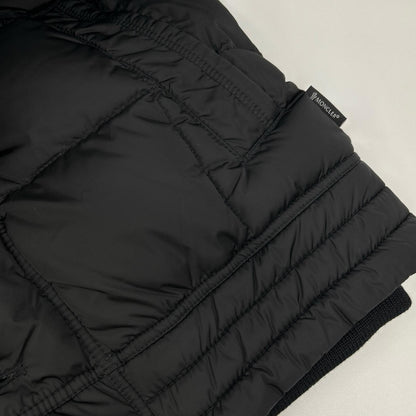 MONCLER Ribera Fur Hooded Down Jacket Black Size 1