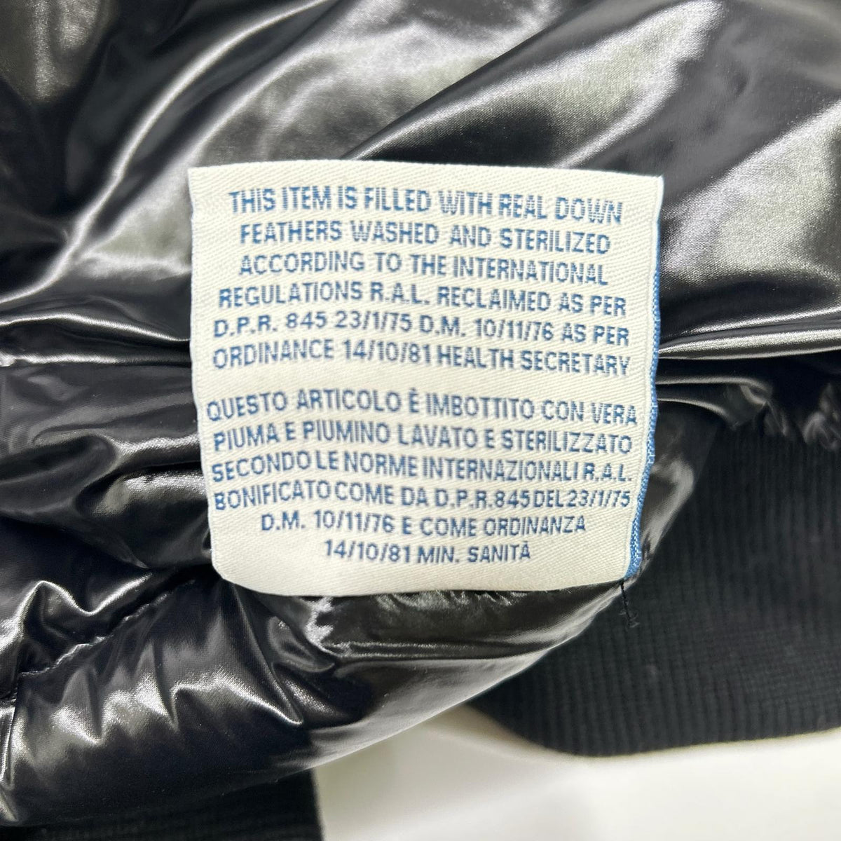 MONCLER Ribera Fur Hooded Down Jacket Black Size 1