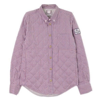 MONCLER Gamme Bleu Check Down Shirt Multi Size 1
