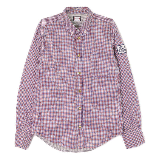 MONCLER Gamme Bleu Check Down Shirt Multi Size 1