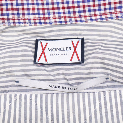 MONCLER Gamme Bleu Check Down Shirt Multi Size 1