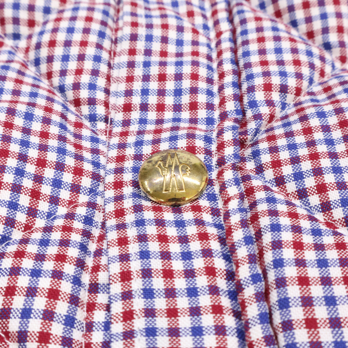 MONCLER Gamme Bleu Check Down Shirt Multi Size 1