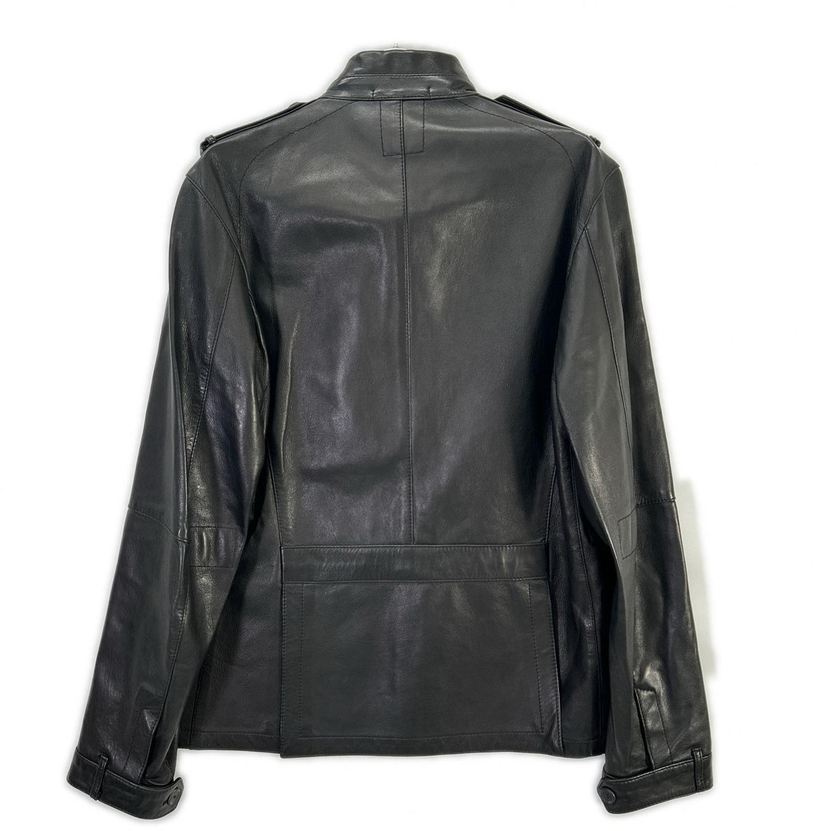 NeilBarrett Lamb Leather Military Jacket Black Size M