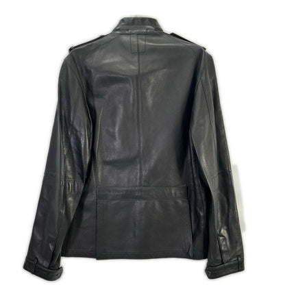 NeilBarrett Lamb Leather Military Jacket Black Size M
