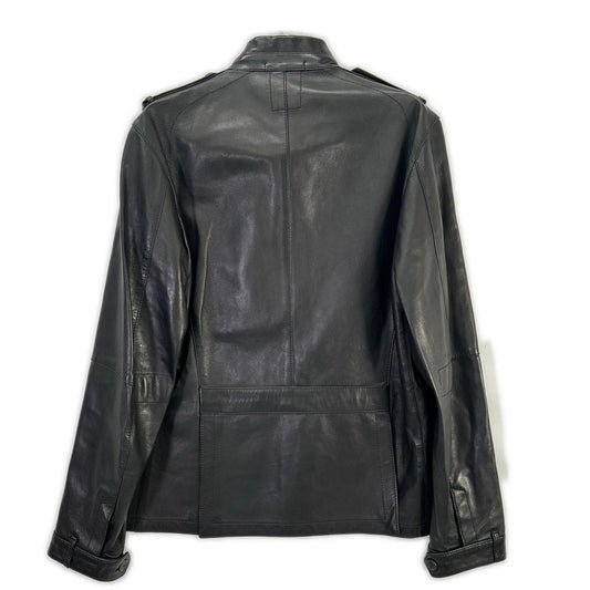 NeilBarrett Lamb Leather Military Jacket Black Size M