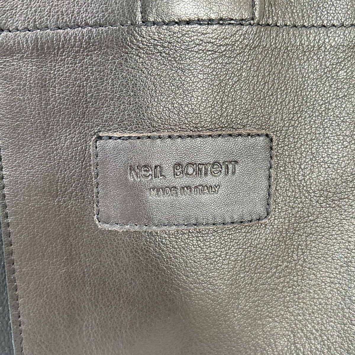 NeilBarrett Lamb Leather Military Jacket Black Size M