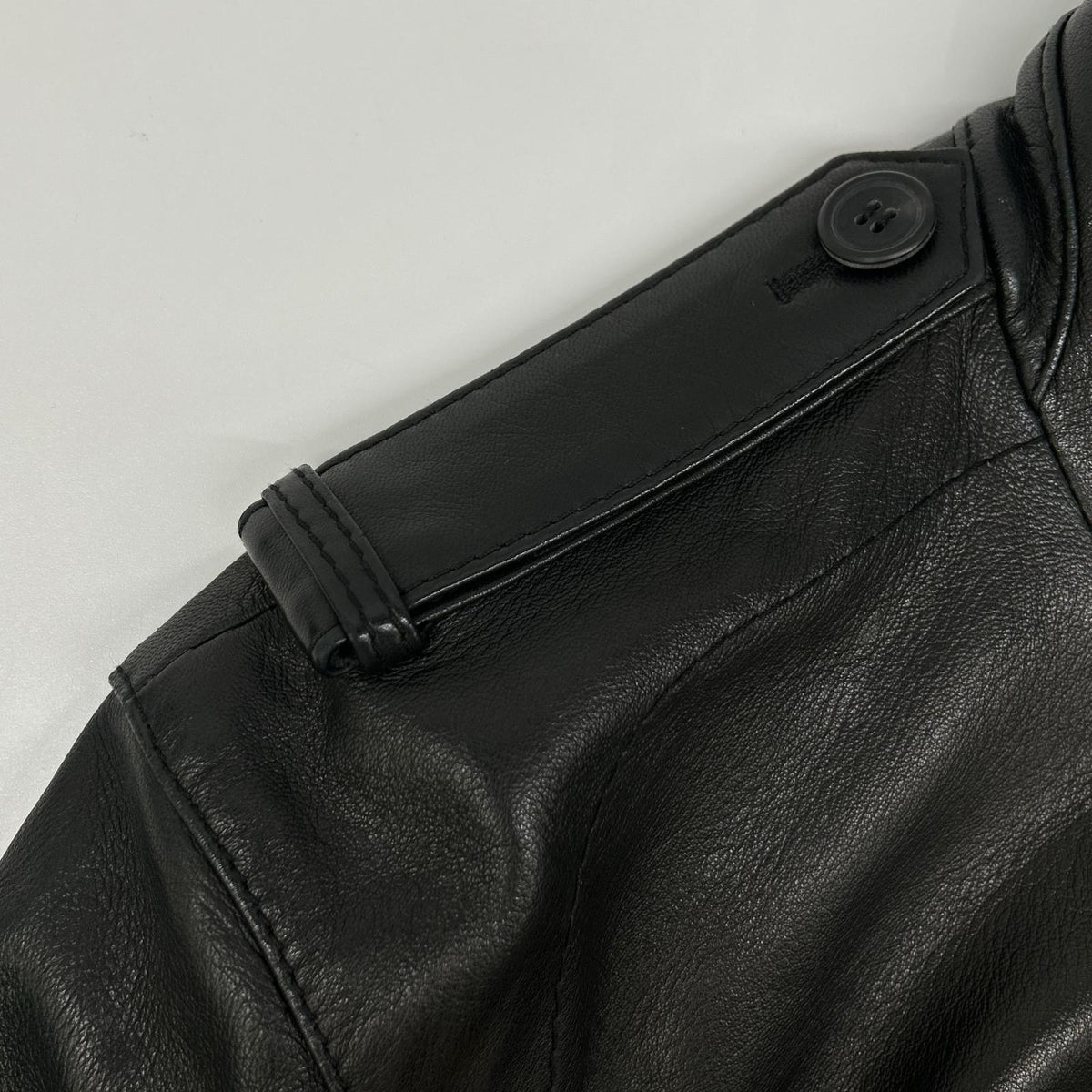NeilBarrett Lamb Leather Military Jacket Black Size M