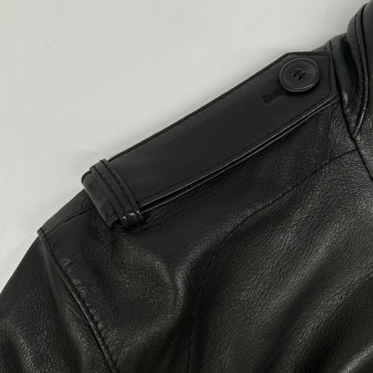 NeilBarrett Lamb Leather Military Jacket Black Size M