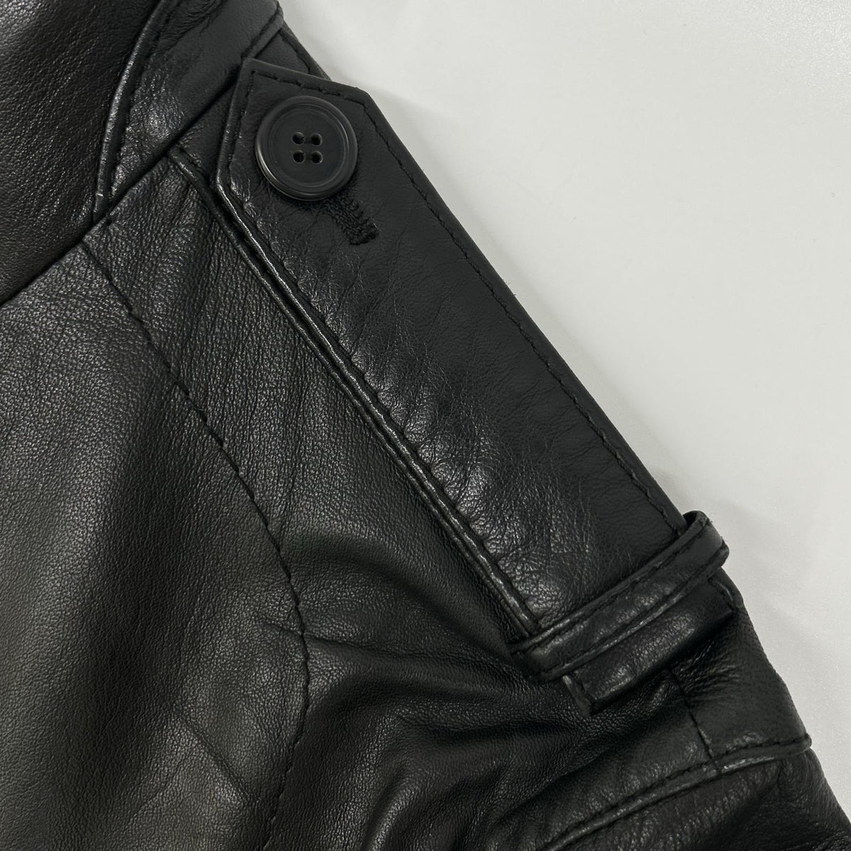NeilBarrett Lamb Leather Military Jacket Black Size M