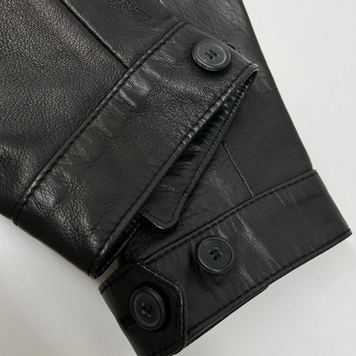 NeilBarrett Lamb Leather Military Jacket Black Size M