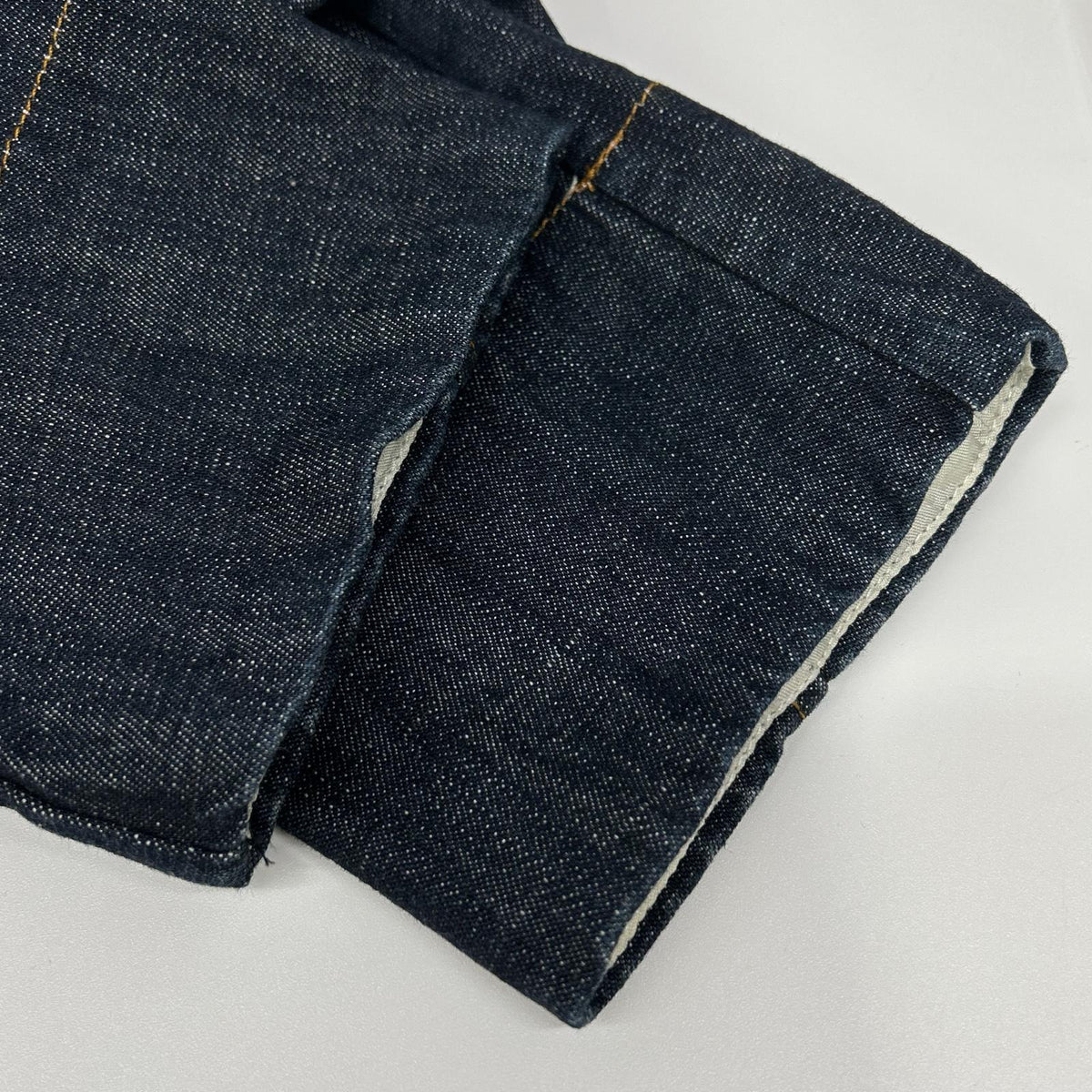 MIUMIU Tailored Stitch Design Denim Jacket Indigo Size 46