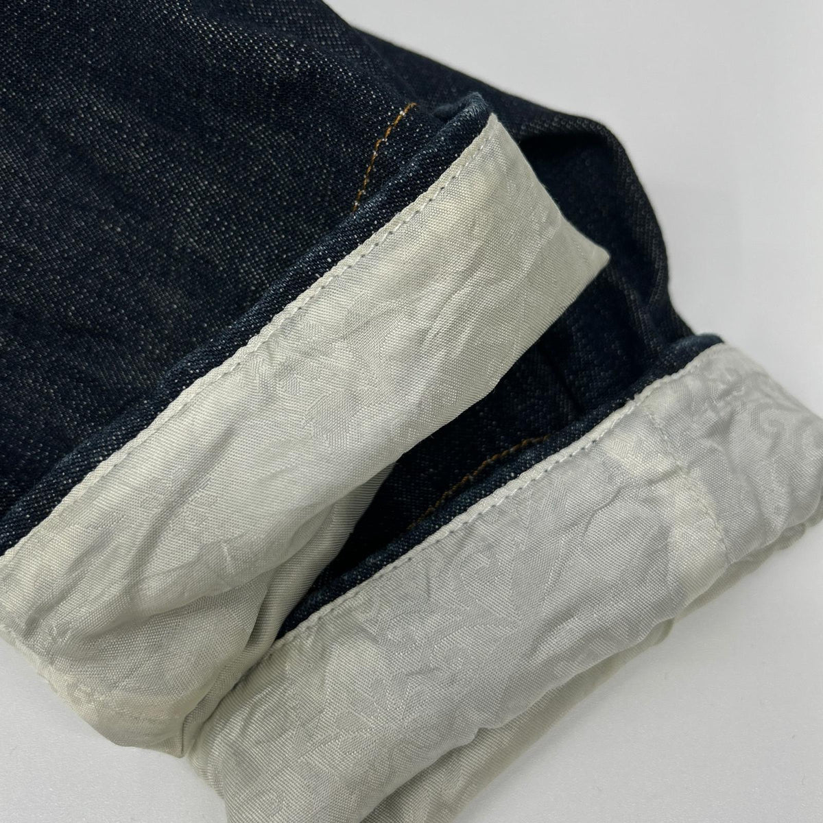 MIUMIU Tailored Stitch Design Denim Jacket Indigo Size 46