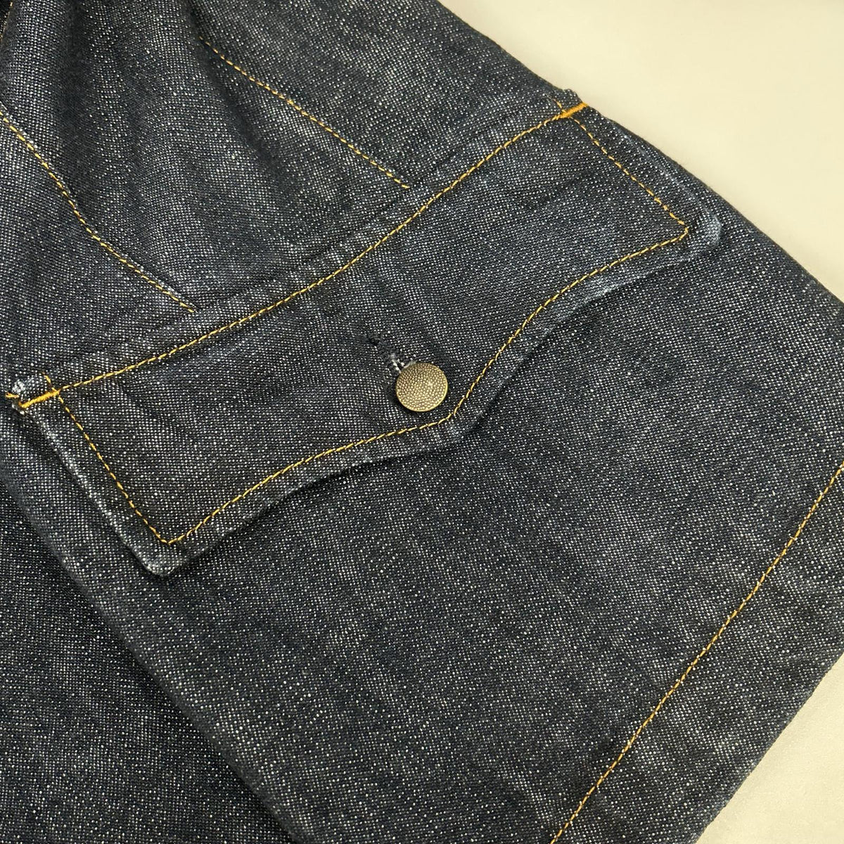 MIUMIU Tailored Stitch Design Denim Jacket Indigo Size 46