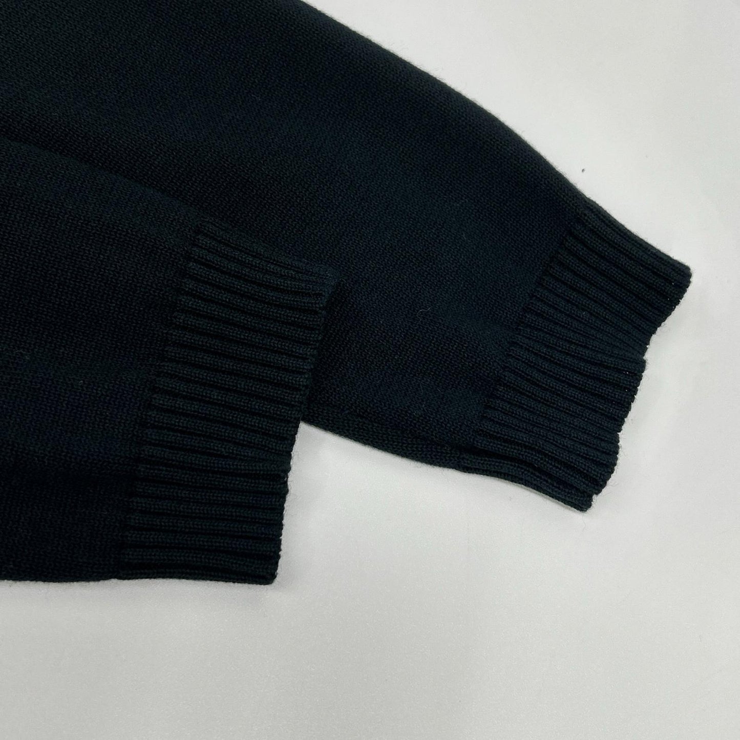 PRADA SPORT 11 Nylon Knit Panel Track Jacket Black Size 48