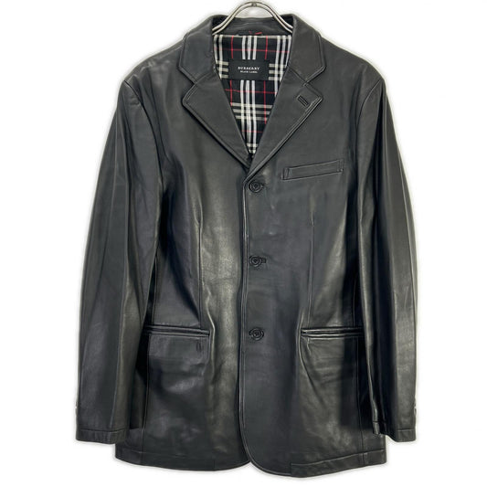 Burberry Black Label Sheepskin 3B Jacket Black Size M
