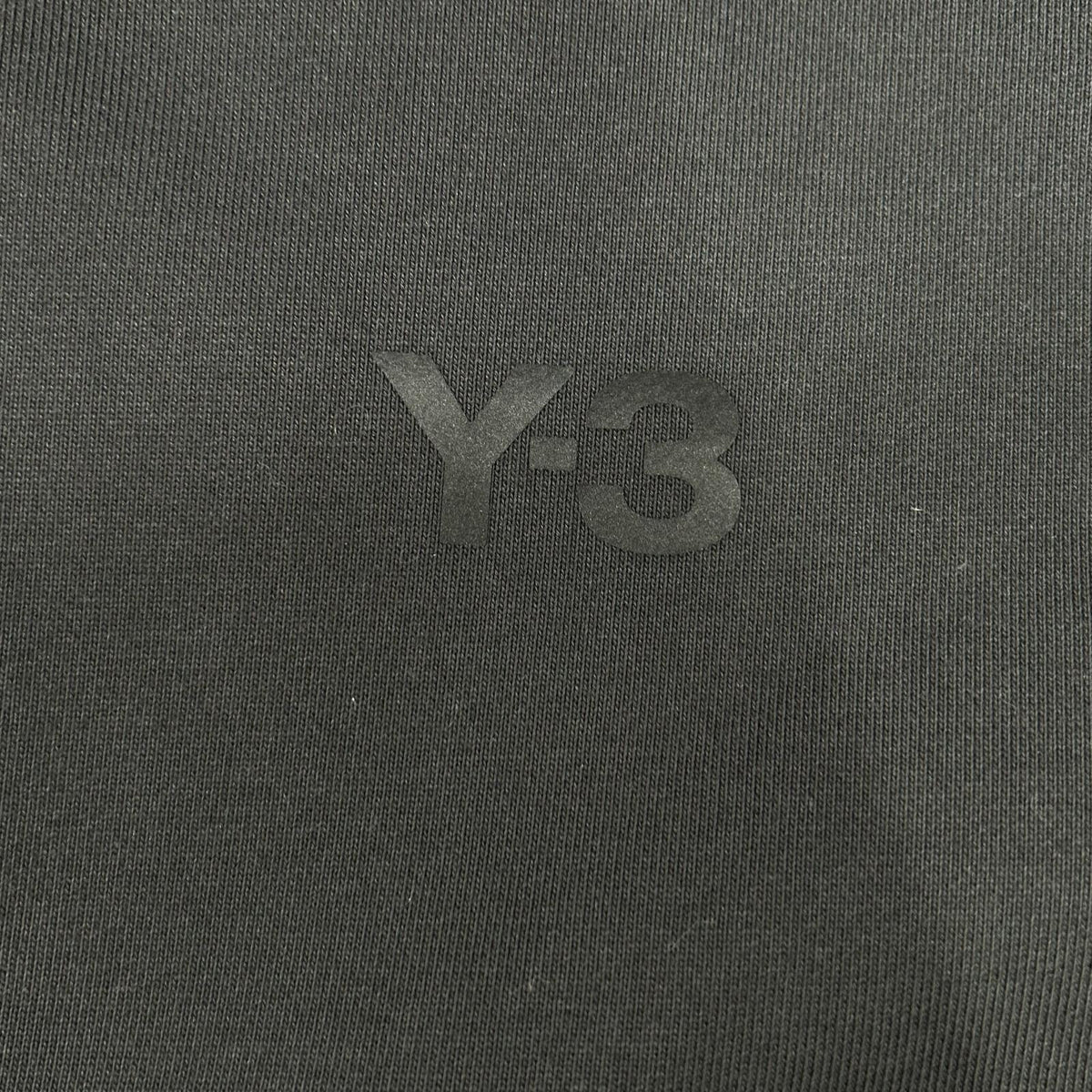 Y-3 Brushed Terry Zip Hoodie Black Cotton Jacket Size XL