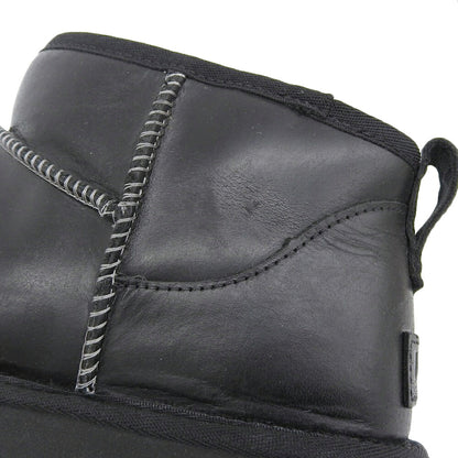 UGG Classic Ultra Mini LTHR Regen Boots Black Size 29