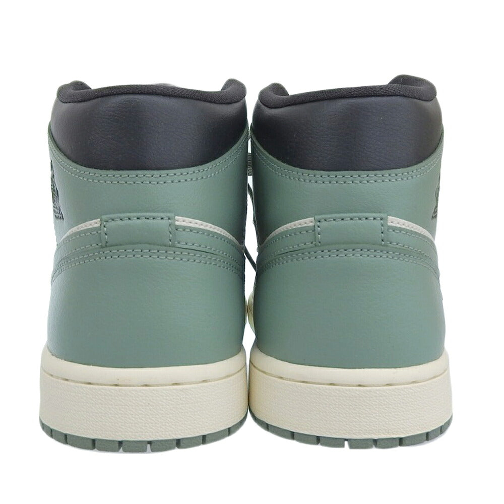NIKE Air Jordan 1 Mid Sneakers Sail/Jade Smoke Size 29