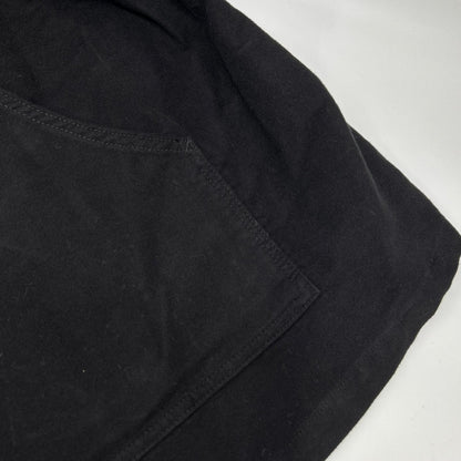 FOLL Cocoon Moleskin Utility Jacket Black Cotton Free Size
