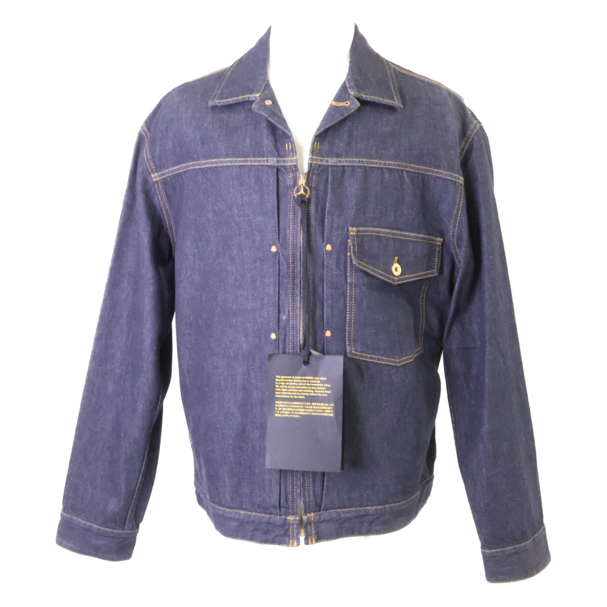 MONCLER 25SS GENIUS NIGO Logo Denim Jacket Indigo Size 2