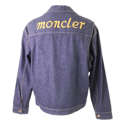 MONCLER 25SS GENIUS NIGO Logo Denim Jacket Indigo Size 2