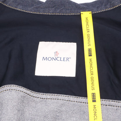 MONCLER 25SS GENIUS NIGO Logo Denim Jacket Indigo Size 2