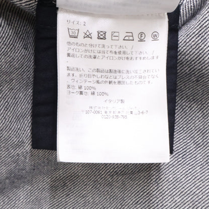 MONCLER 25SS GENIUS NIGO Logo Denim Jacket Indigo Size 2