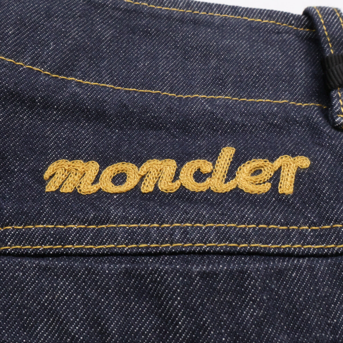 MONCLER GENIUS x NIGO/MBZ Logo Embroidered Jeans Pants Size 48