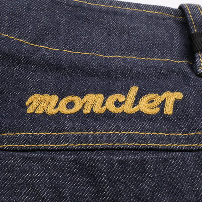 MONCLER GENIUS x NIGO/MBZ Logo Embroidered Jeans Pants Size 48
