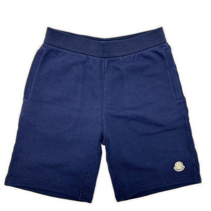 MONCLER 25SS NIGO MBZ Logo Sweat Shorts Navy Cotton Sweatshirt Size M