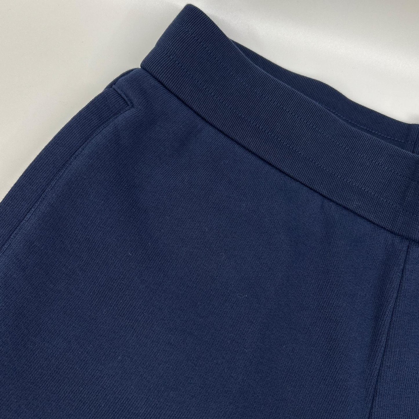 MONCLER 25SS NIGO MBZ Logo Sweat Shorts Navy Cotton Sweatshirt Size M