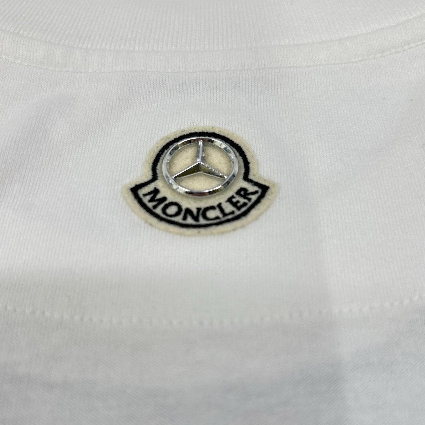 MONCLER 25SS NIGO MBZ Photo Print White Cotton T-Shirt Size L