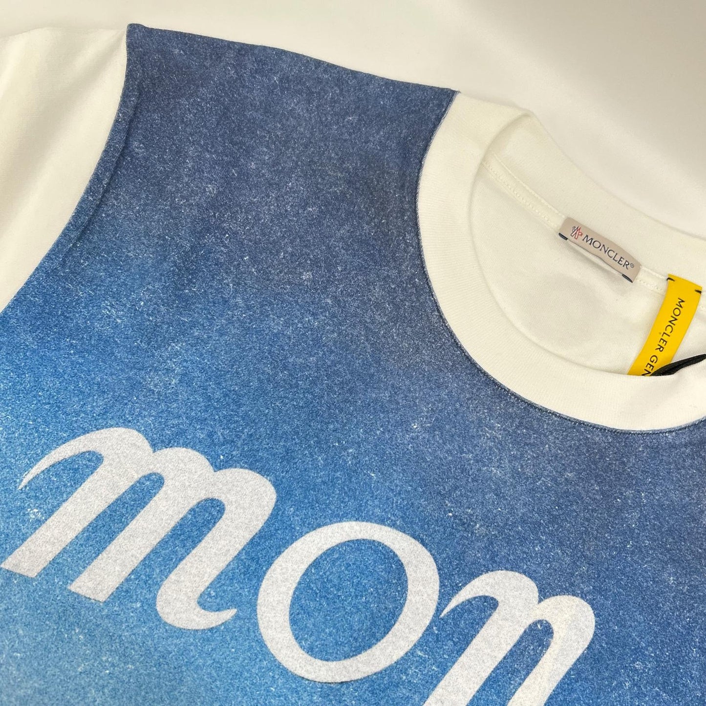 MONCLER 25SS NIGO MBZ Photo Print White Cotton T-Shirt Size L
