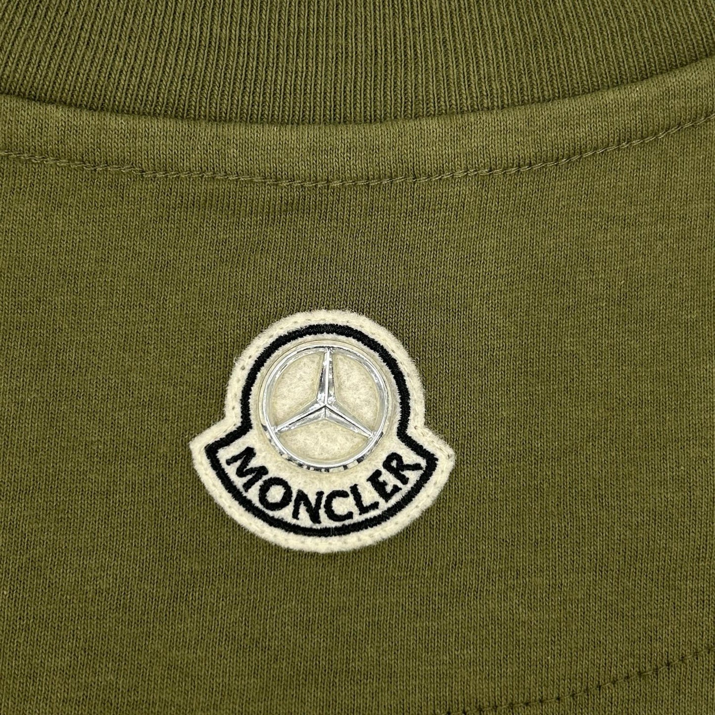 MONCLER 25SS NIGO MBZ Photo Print Khaki Cotton T-Shirt Size L