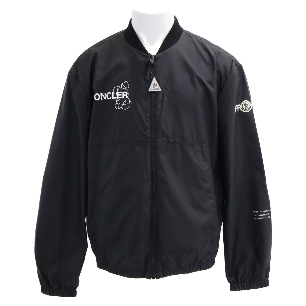 MONCLER GENIUS 7 FRAGMENT Back Print Jacket Black Size 2