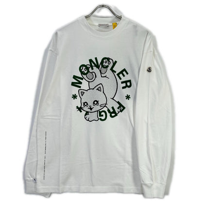 FRAGMENT HIROSHI FUJIWARA 25SS Moncler Cat Tee White Size L