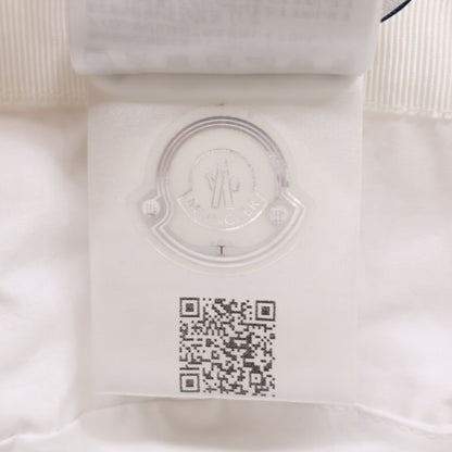 MONCLER Logo Embroidered Nylon Bucket Hat White Size M