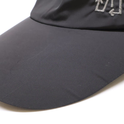 MONCLER BORN TO PROTECT Nylon Logo Cap Black Size UNI