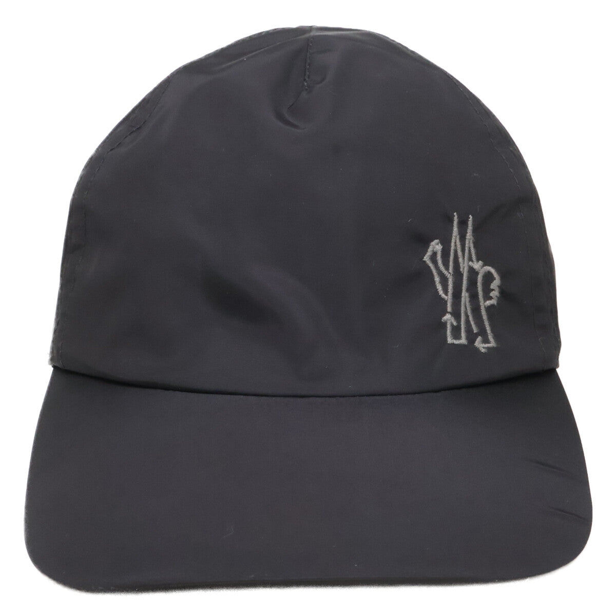 MONCLER BORN TO PROTECT Nylon Logo Cap Black Size UNI
