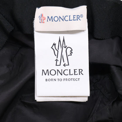 MONCLER BORN TO PROTECT Nylon Logo Cap Black Size UNI