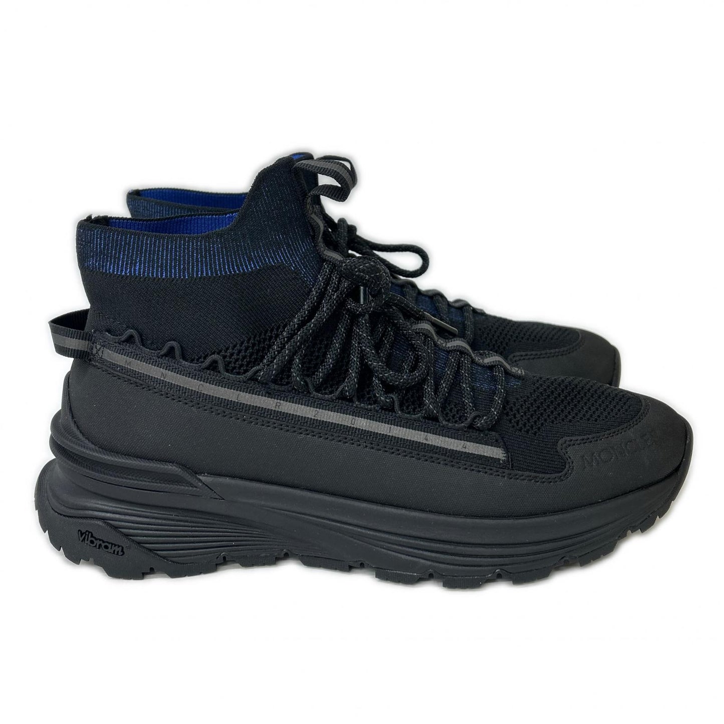 MONCLER 23SS MONTE RUNNER High-Top Sneakers Black Size EU 42