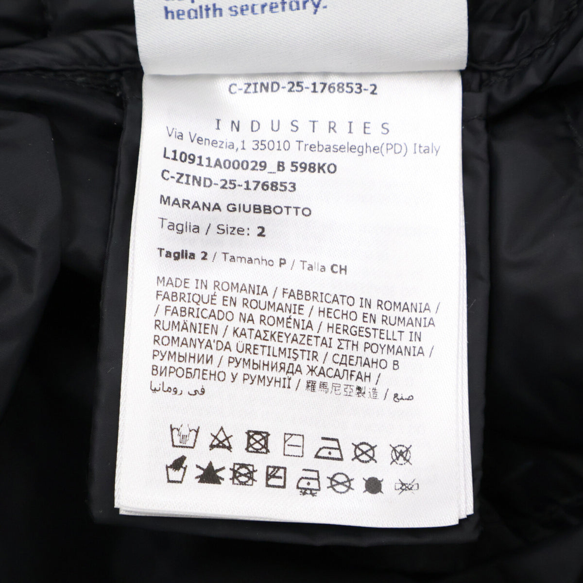MONCLER 26SS Marana 3-in-1 Embossed Logo Down Jacket Size 2