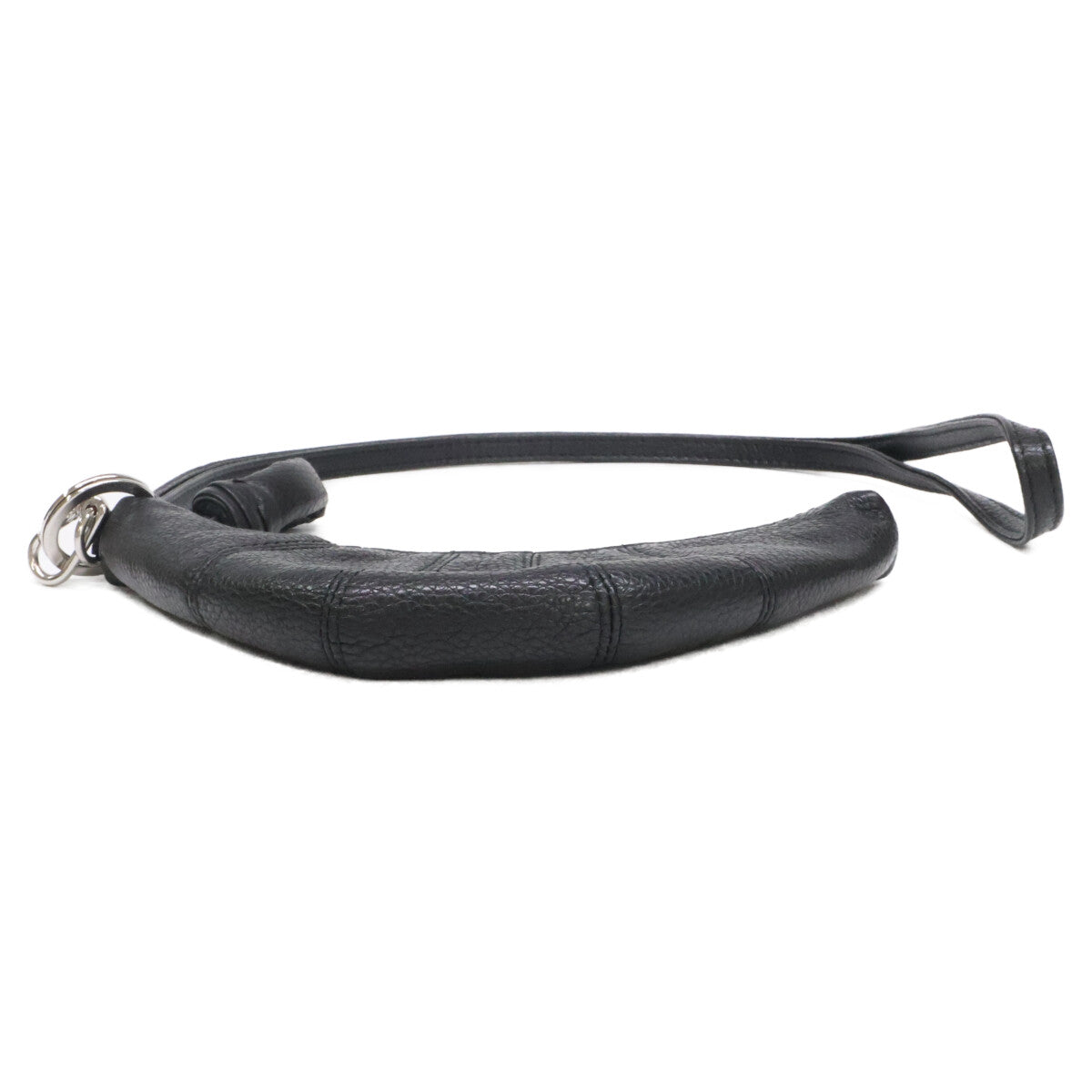 LEMAIRE 25SS Croissant Leather Bag Black Size ONE SIZE
