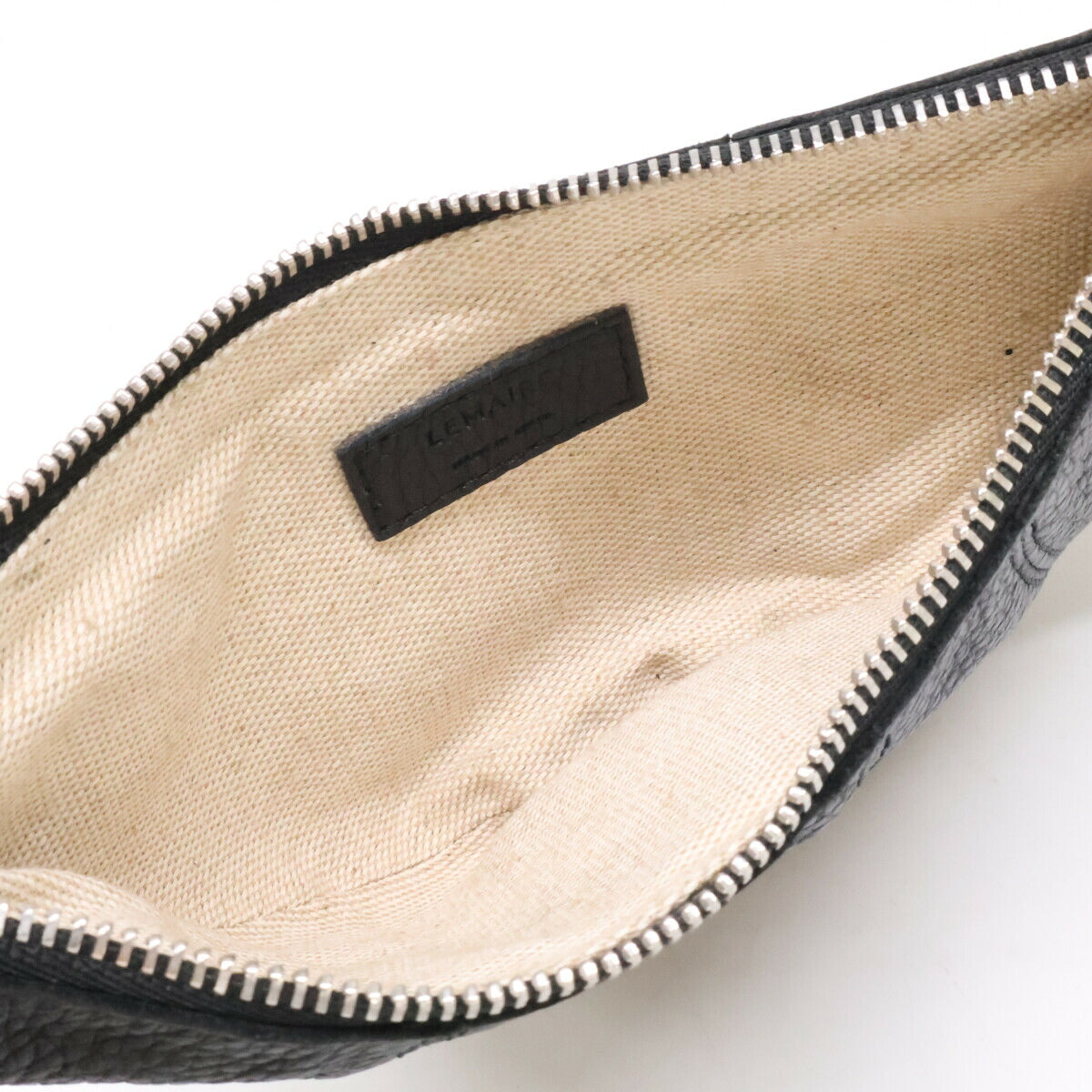LEMAIRE 25SS Croissant Leather Bag Black Size ONE SIZE