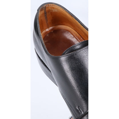 JOHNLOBB William Leather Double Monk Shoes Black Size UK 6.5